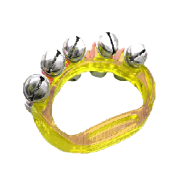 Ritmo B005-2 Corona 5 Cascabeles Amarilla