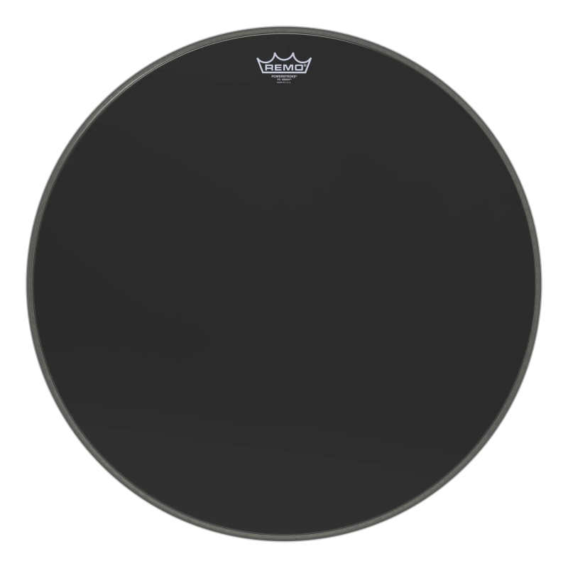 Remo 24" Powerstroke 3 Ebony Bombo P3-1024-ES
