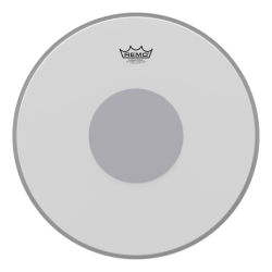 Remo 18" Powerstroke 3 Coated Black Dot Bombo P3-1118-10