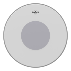 Remo 22" Powerstroke 3 Coated Black Dot Bombo P3-1122-10