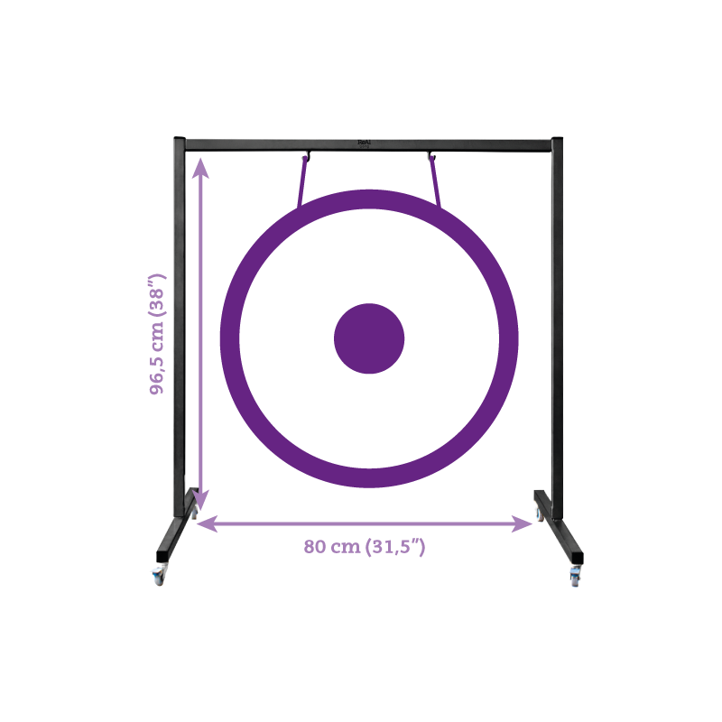 Real Gong Soporte Gong Wajed 80 Negro