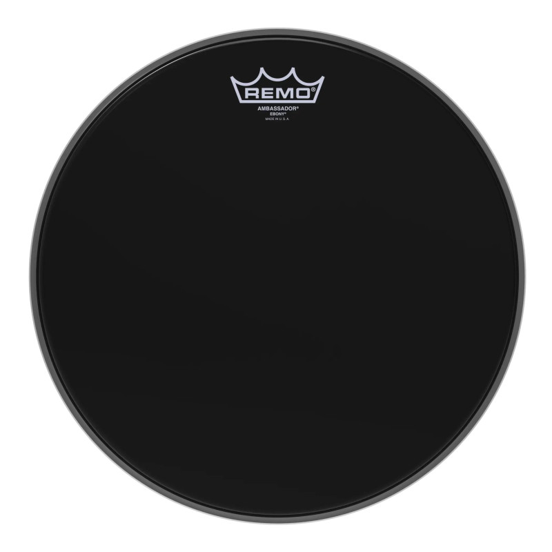 Remo 16" Ambassador Ebony ES-0016-00