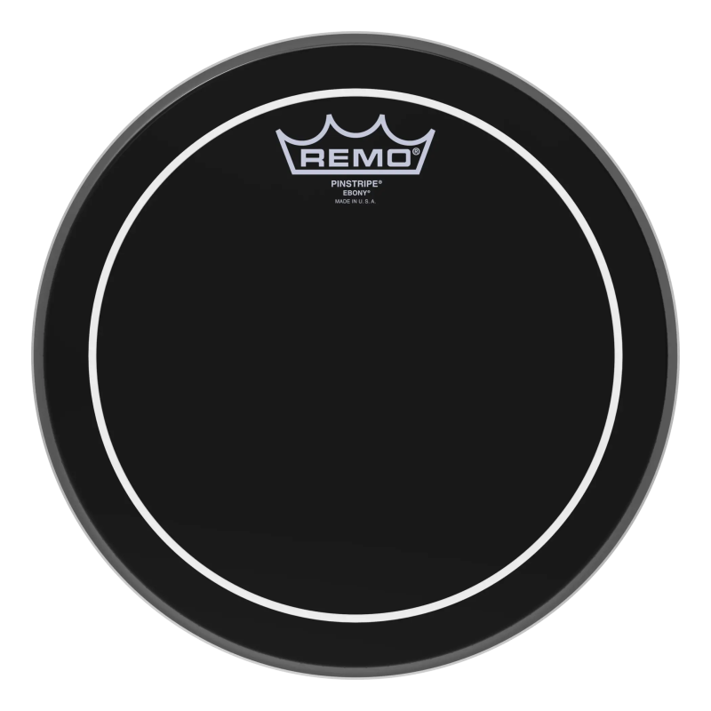 Remo 10" Pinstripe Ebony ES-0610-PS
