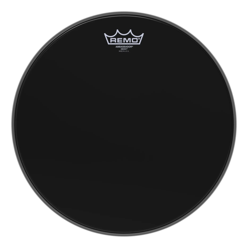 Remo 14" Ambassador Ebony ES-0014-00
