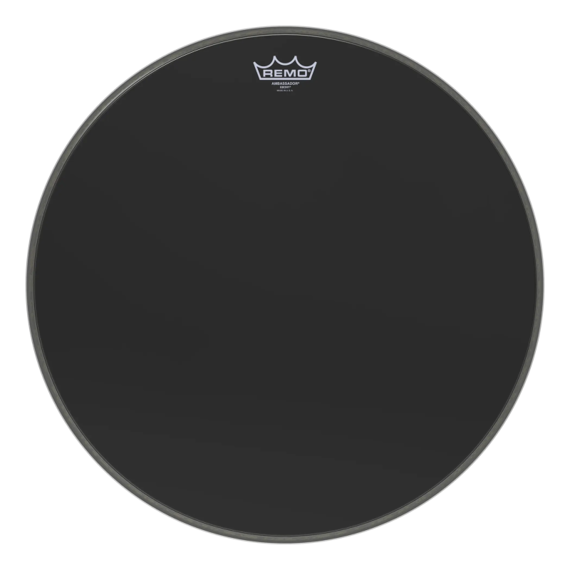 Remo 20" Ambassador Ebony Bombo ES-1020-00