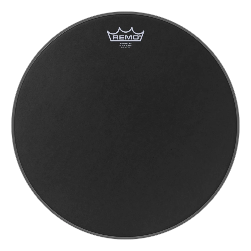 Remo 15" Suede Emperor Black BE-0815-ES