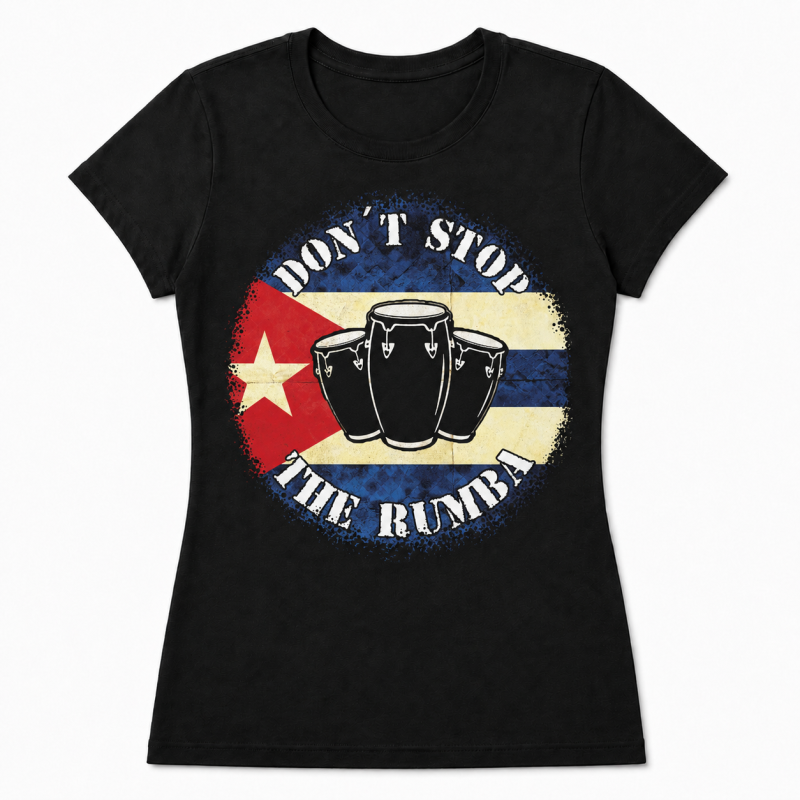 Vic Drums T-Shirt Drummer Don't Need Amps Mujer Manga corta M