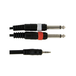 Alpha Audio Mini Jack Stereo 2 Jack Mono 6 Metros