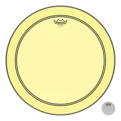 Remo 18" Powerstroke 3 Colortone Yellow  P3-1318-CT-YE