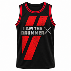 Vic Drums T-Shirt Drummer Don't Need Amps Mujer Manga tiranta XL