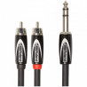 Roland RCC-10-TR2R Jack stereo - 2 RCA 3 mt