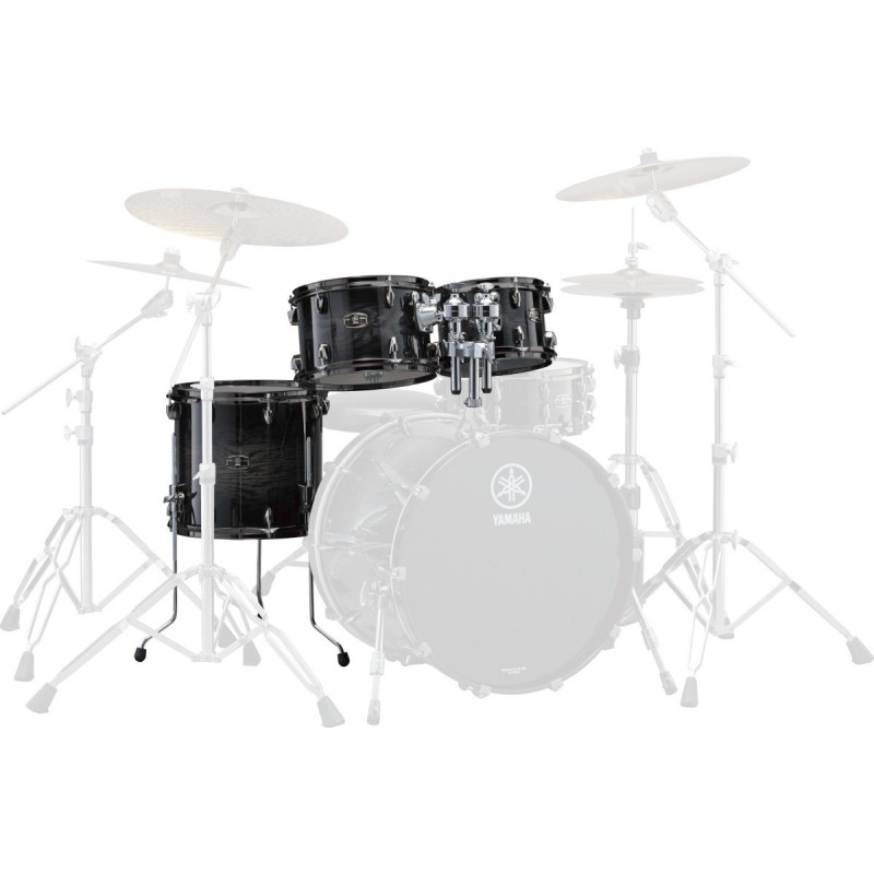 YAMAHA Live Custom Set Toms Black Shadow 