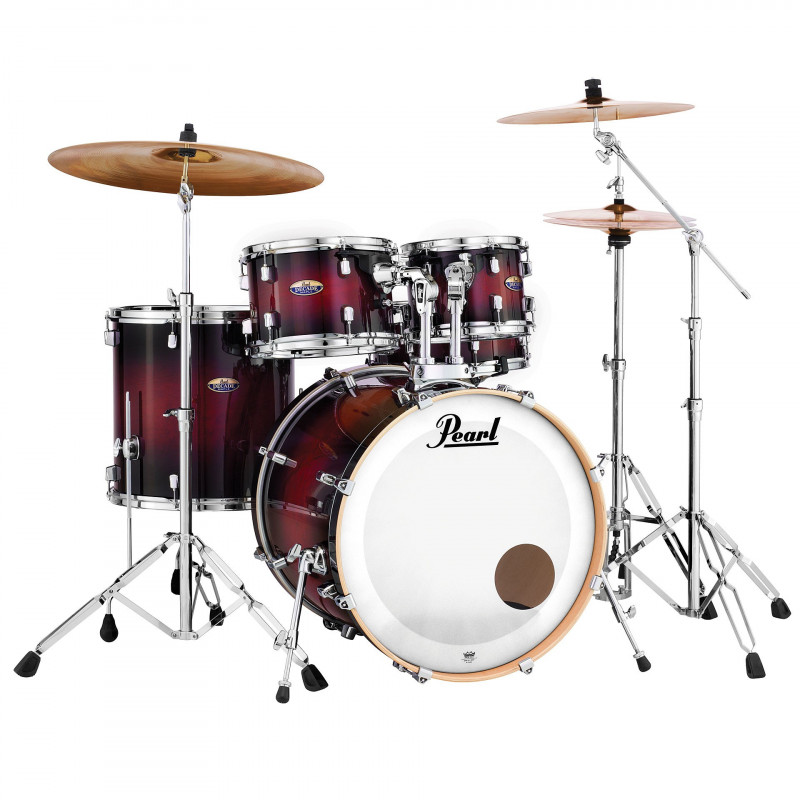 PEARL Decade Maple Studio Deep Red Burst