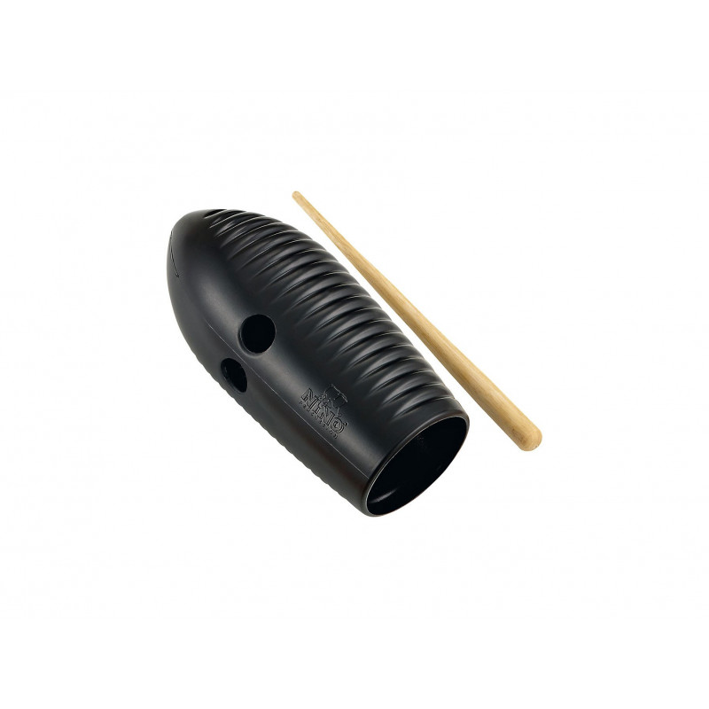 NINO NINO581BK Guiro Fibra Mini Negro