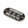 Danmar 210MKD Double Bass Drum Pad Metal Cold Rolley Alloy