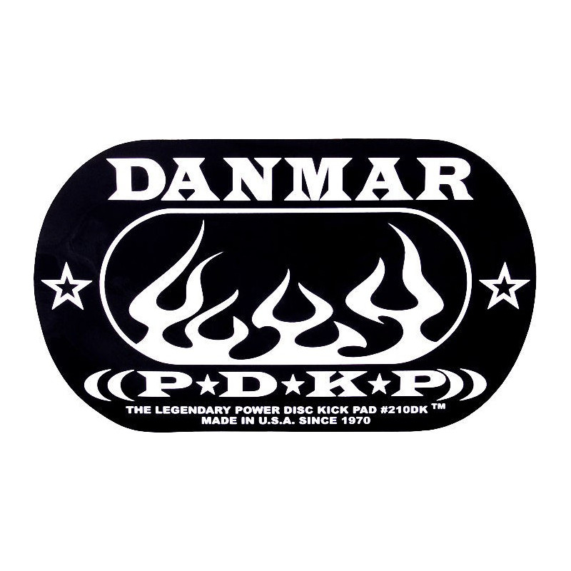 Danmar 210DKF Refuerzo Bombo Doble Iron Flame