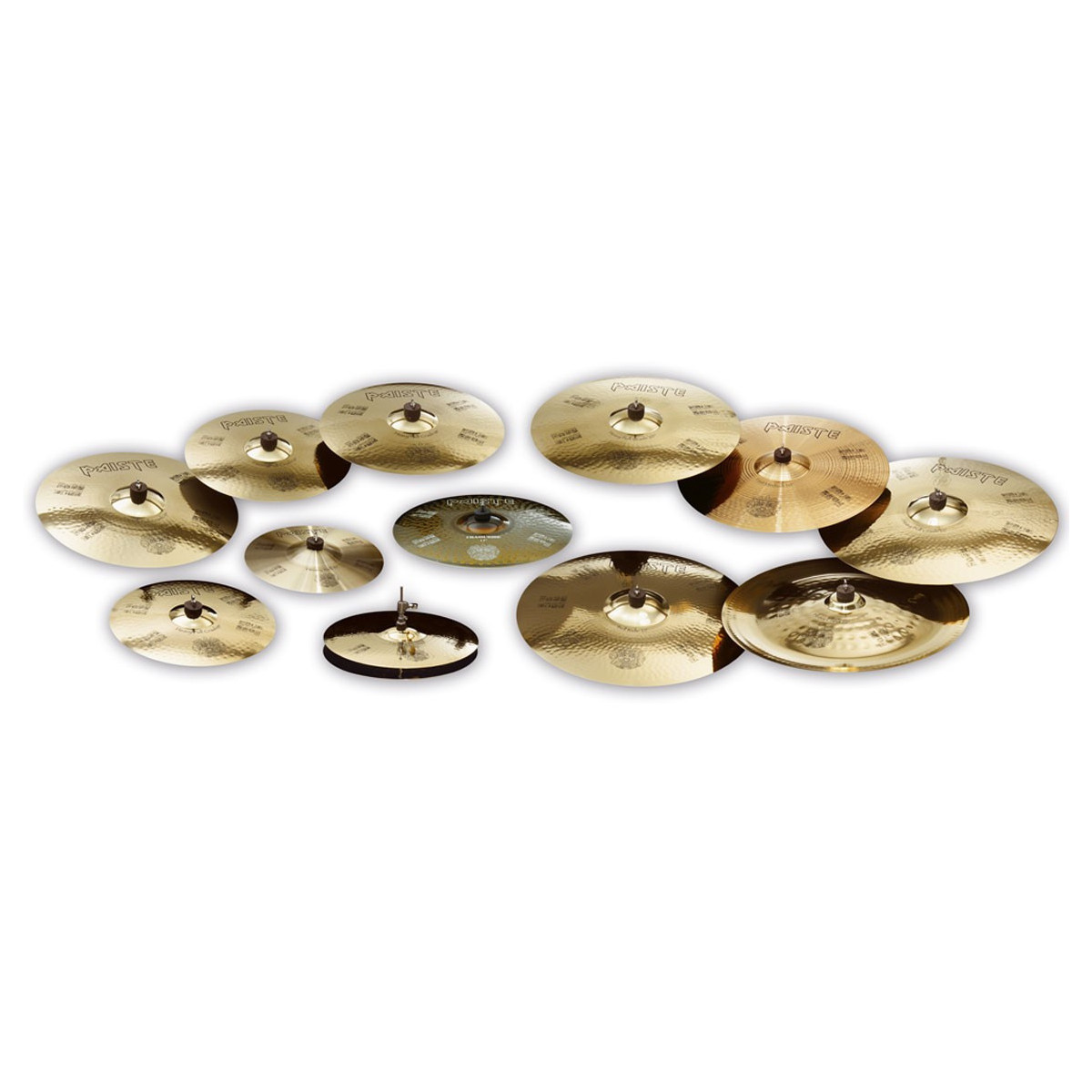 Paiste Set Cymbals Nicko McBrain Treasures Kit de Cymbals Tour Paiste Set Cymbals Nicko McBrain Treasures Kit de Cymbals Tour