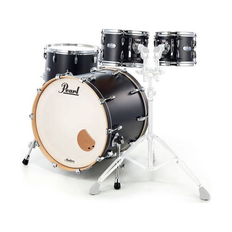 Pearl Masters Maple Complete Studio Black