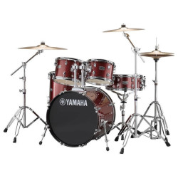Yamaha Rydeen Studio Burgundy Glitter + Set Platos Paiste