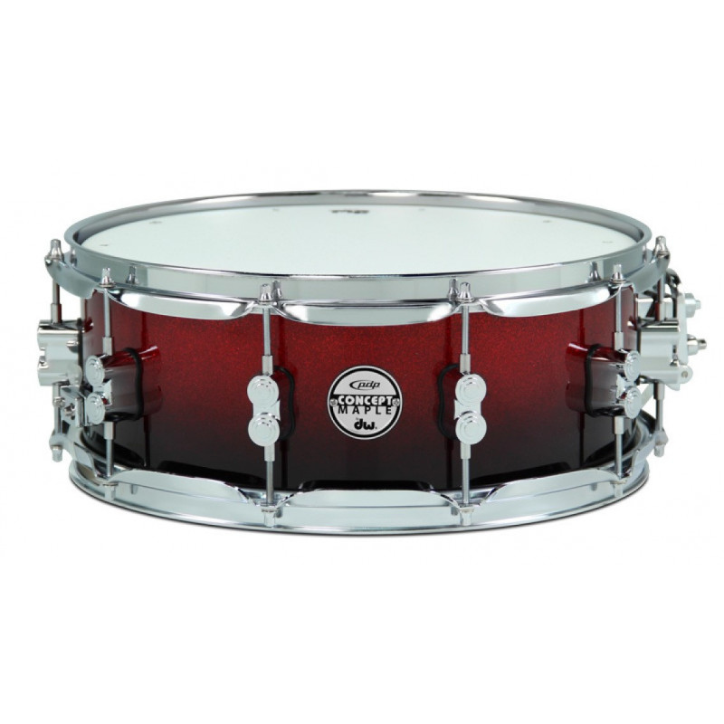 "PDP Concept Maple Red to Black Sparkle Fade 14x5,5"""