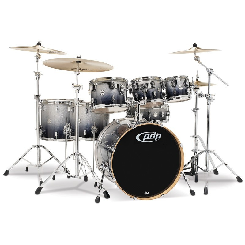 PDP Concept Maple CM7 Silver Black Sparkle
