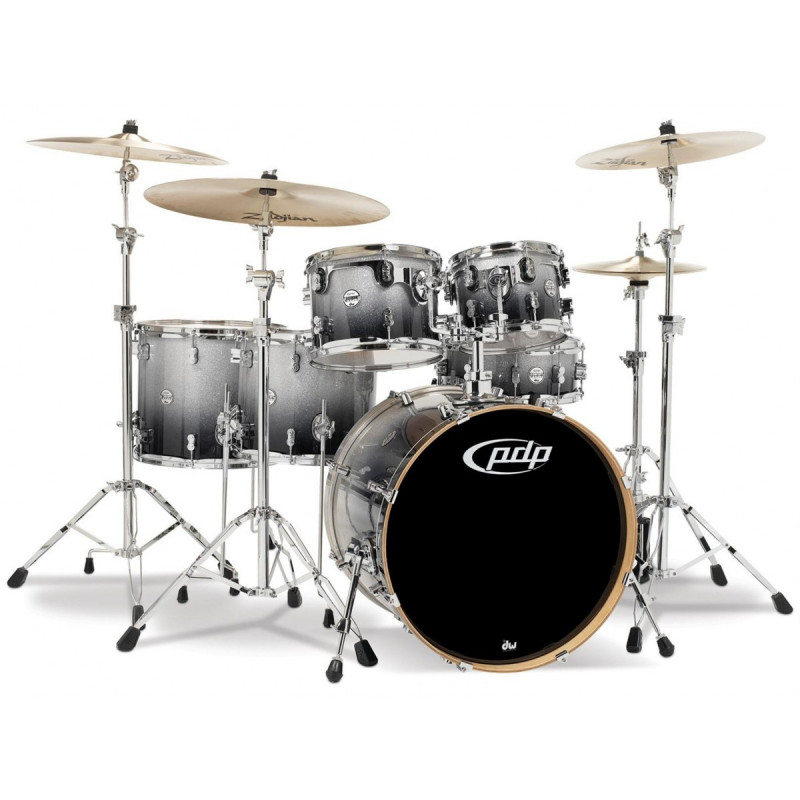PDP Concept Maple CM6 Silver Black Sparkle