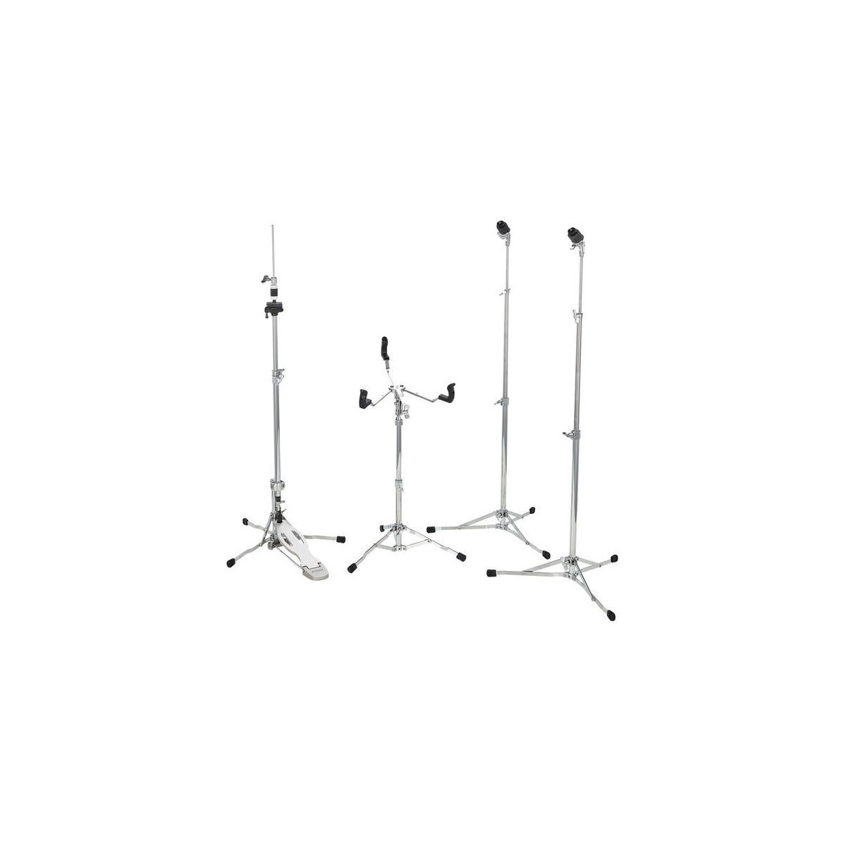 Set De Hardware TAMA Classic HC4FB - 2 Pieds De Cymbale HC52F, Pied De Charlot HH55F, Pied De Caisse Claire HS50S