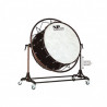 NP Bass Drum Concert Cover Chrome 100x50 cms Black