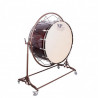 NP Bombo Concierto Cover Cromo 100x50 cms Rojo Vino
