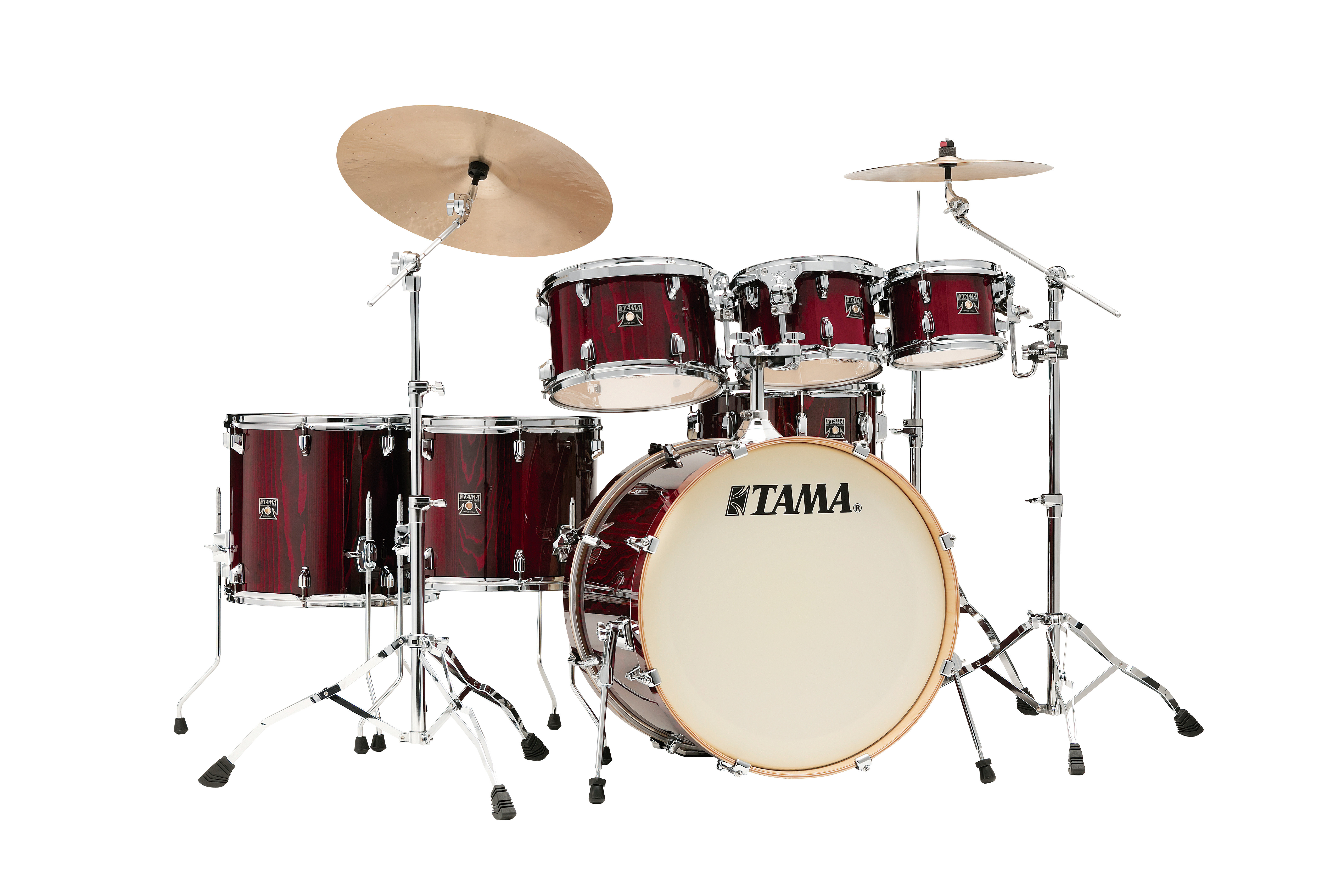 TAMAストア TAMA Starclassic Walnut/Birch 6pcs Drum Kit - Satin Purple
