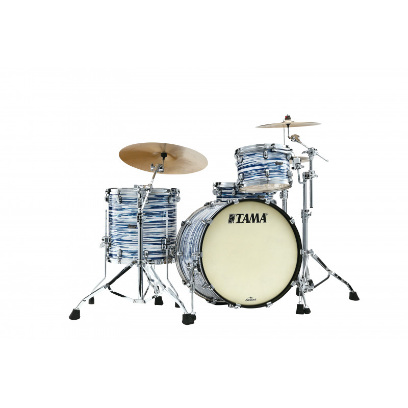Tama Starclassic Maple 3-piece shell pack with 22 bass drum, Chrome Shell Hardware