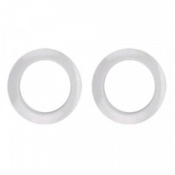 Bass Drum O's Protector Agujero Bombo 02" Blanco