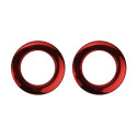 Bass Drum O's Protector Agujero Bombo 02" Rojo