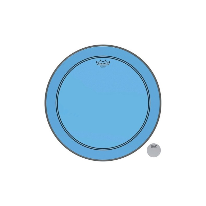 Remo 24" Powerstroke 3 Colortone Blue P3-1324-CT-BU