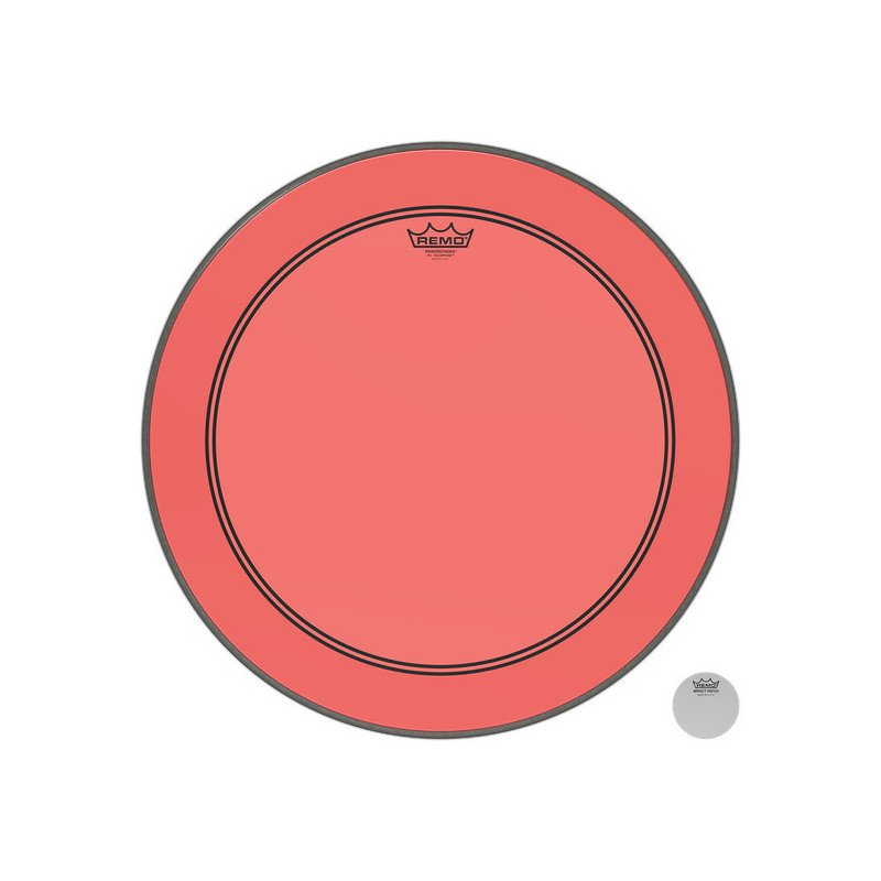 Remo 22" Powerstroke 3 Colortone Red P3-1322-CT-RD