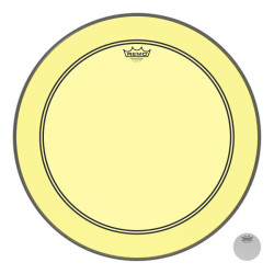 Remo 26" Powerstroke 3 Colortone Yellow P3-1326-CT-YE