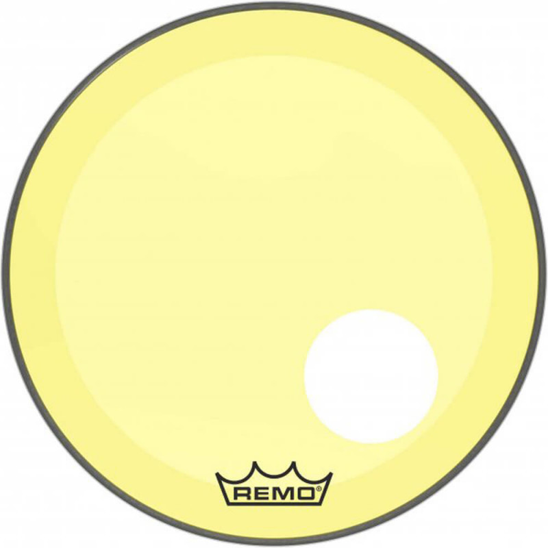 Remo 24" Powerstroke 3 Colortone Yellow  P3-1324-CT-YEOH