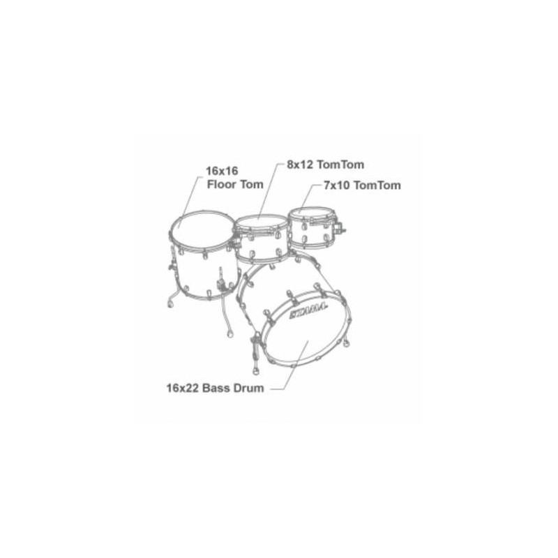 Tama Starclassic Maple Standard Piano White