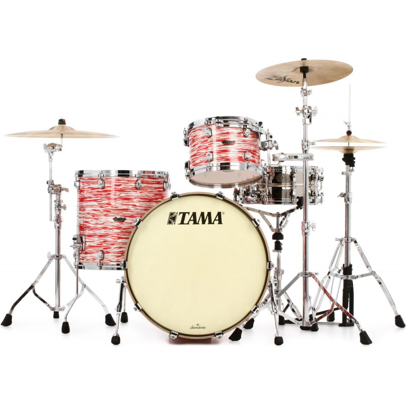 Tama Starclassic Maple Standard Rock Red and White Oyster