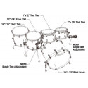 Tama Starclassic Walnut Birch Studio Jade Silk