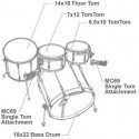 Tama Superstar Hyper-Drive Standard Arctic Pearl