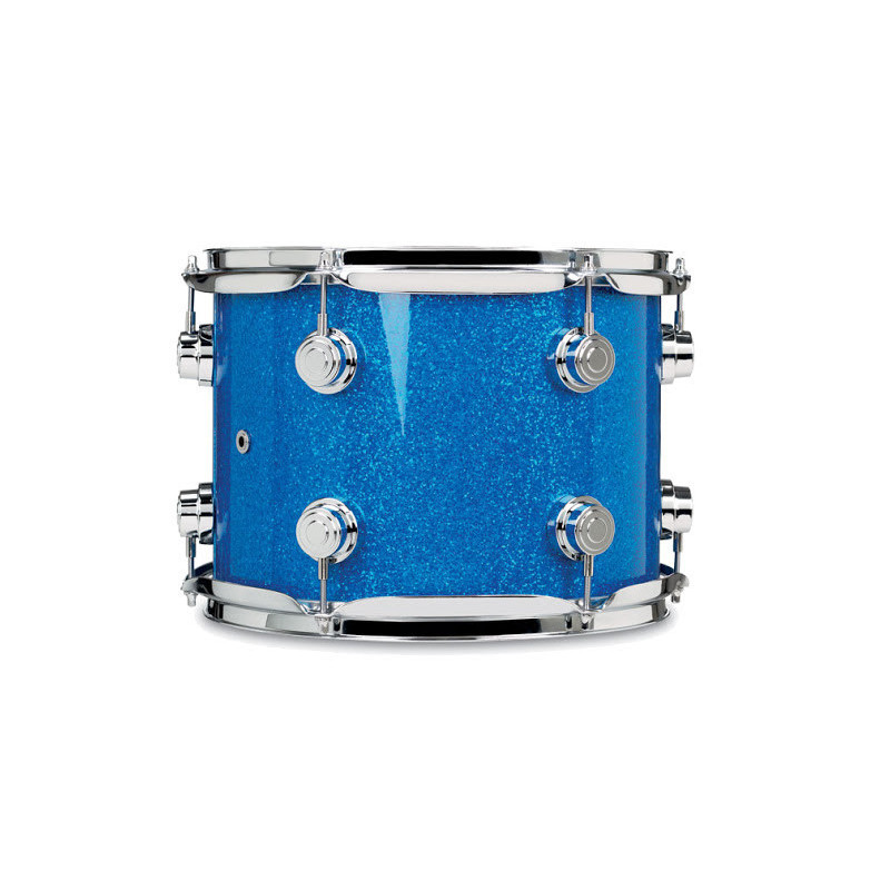 DW Collector Tom 10x08" Finish Ply Blue Glass