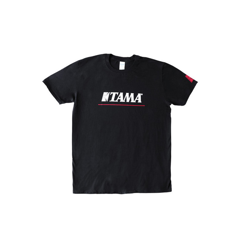 Tama T-Shirt Logo Negra/Roja - S