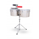 LP LP258S Timbales Tito Puente Thunder Acero