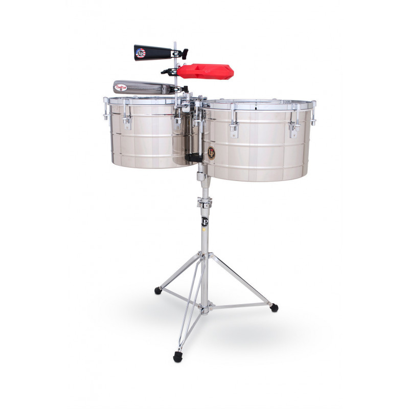 LP LP258S Timbales Tito Puente Thunder Acero