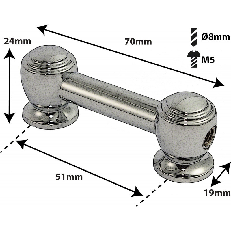 Sparedrum TL9S51 Bellota Tubo Simple