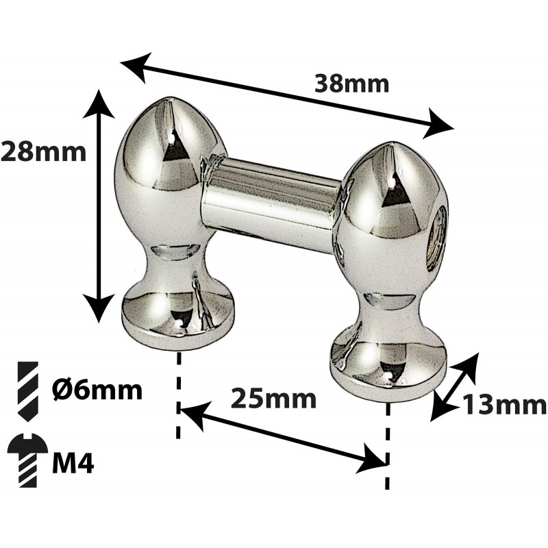 Sparedrum TL7S25B Bellota Tubo Bombo Simple