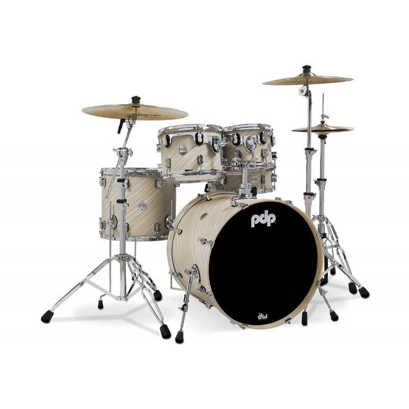 PDP by DW Concept Maple CM5 Standard Twisted Ivory + Set Hardware
