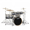 PDP by DW Concept Maple CM7 Silver to Black + Hardware Set