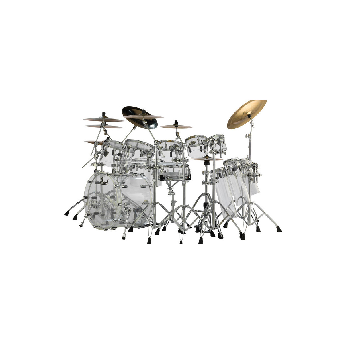 Pearl CRB-612/C Rocket Tom Crystal Acrylic 6x12